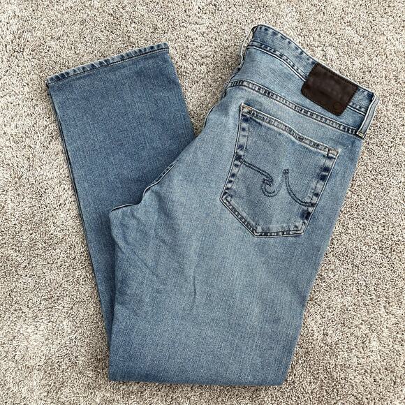 AG Adriano Goldschmied The Everett Men's Straight Jeans 38/34 - Picture 3 of 16